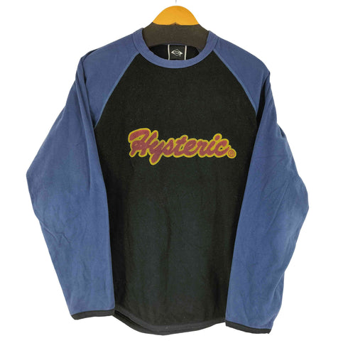 ヒステリックグラマー HYSTERIC GLAMOUR フロントロゴプリント L/S フリースラグランTシャツ メンズ JPN:S