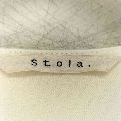 ストラ Stola. パール付き Vネック ブラウス レディース JPN:38