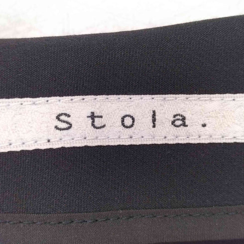 ストラ Stola. ノーカラー Vネック プルオーバー ダブルポケット ジャケット レディース JPN:38