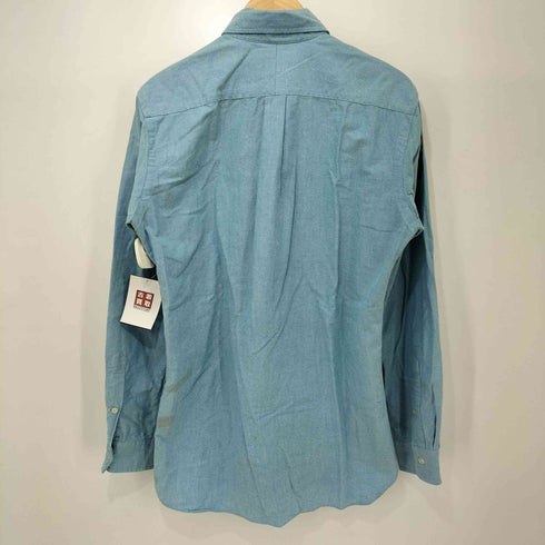 ラルフローレン RALPH LAUREN 90s コットン100 ポニー刺繍 ボタンダウン オックスフォード L/S シャツ メンズ import:S