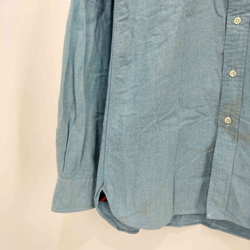 ラルフローレン RALPH LAUREN 90s コットン100 ポニー刺繍 ボタンダウン オックスフォード L/S シャツ メンズ import:S