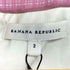 バナナリパブリック BANANA REPUBLIC チェック柄 ツイード調 ノーカラージャケット スカート セットアップ レディース 2