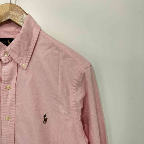 ラルフローレン RALPH LAUREN ポニー刺繍 コットン100 ボタンダウン オックスフォード L/S シャツ メンズ import:S
