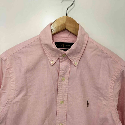 ラルフローレン RALPH LAUREN ポニー刺繍 コットン100 ボタンダウン オックスフォード L/S シャツ メンズ import:S