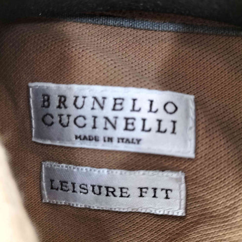 ブルネロクチネリ BRUNELLO CUCINELL LEISURE FIT カッタウェイシャツ メンズ import:S