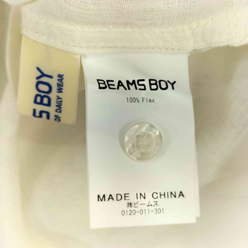 ビームス BEAMS リネン アトリエ ロングスリーブ シャツ メンズ