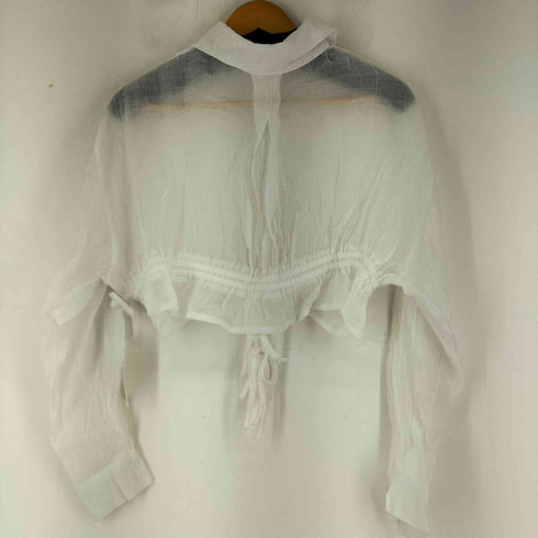 L/S デザインシアーシャツ レディース