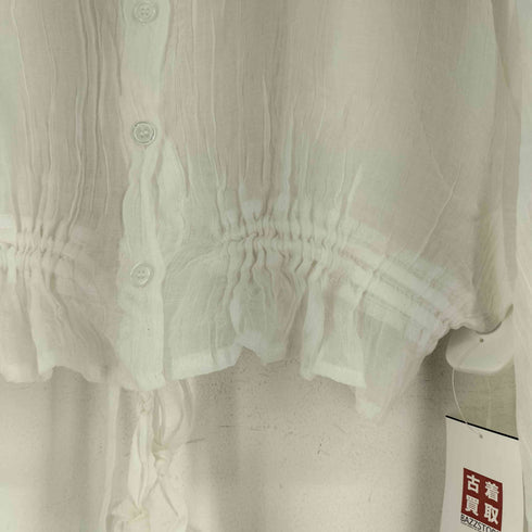 L/S デザインシアーシャツ レディース