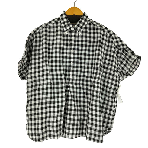 ビームスボーイ BEAMS BOY チェック柄 S/S リネンシャツ レディース