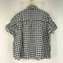 ビームスボーイ BEAMS BOY チェック柄 S/S リネンシャツ レディース