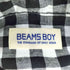 ビームスボーイ BEAMS BOY チェック柄 S/S リネンシャツ レディース