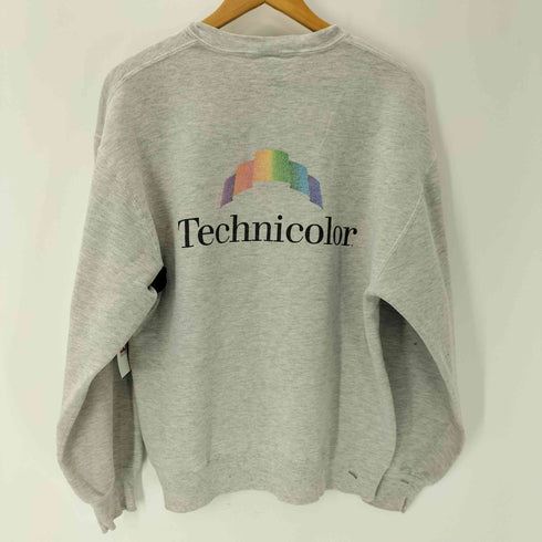 ラッセルアスレチック RUSSELL ATHLETIC 90S USA製 Technicolor 両面 プリント 裏起毛 スウェット メンズ import:L