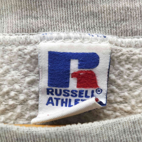 ラッセルアスレチック RUSSELL ATHLETIC 90S USA製 Technicolor 両面 プリント 裏起毛 スウェット メンズ import:L