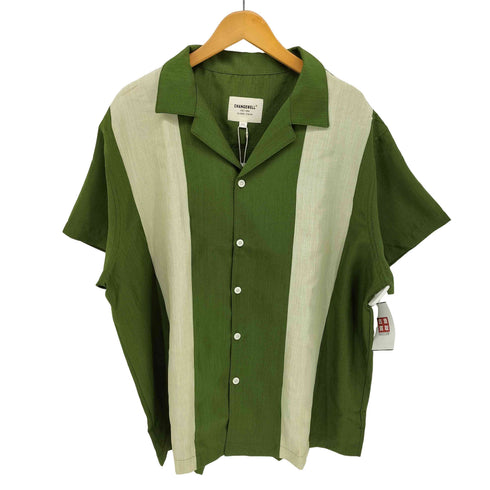 CHANGE WELL パネル切り替え S/S オープンカラーシャツ メンズ import:XXL