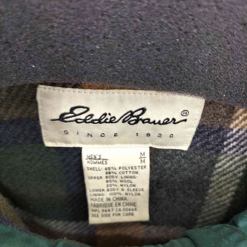 エディーバウアー Eddie Bauer 90s 白タグ コットンポリ フィールドジャケット メンズ M