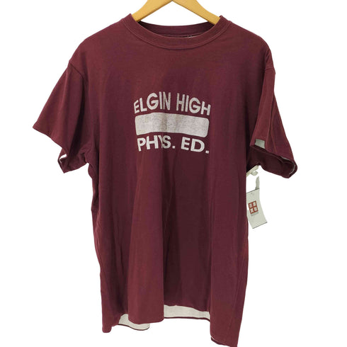 ELGIN HIGH PHYS.ED. プリント ダブルフェイス Tシャツ メンズ