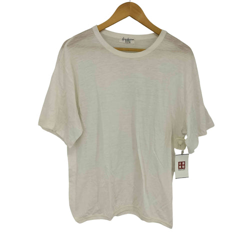 ヨウジヤマモトプールオム Yohji Yamamoto POUR HOMME ラミー100 クルーネック カットソー 半袖 Tシャツ メンズ 4