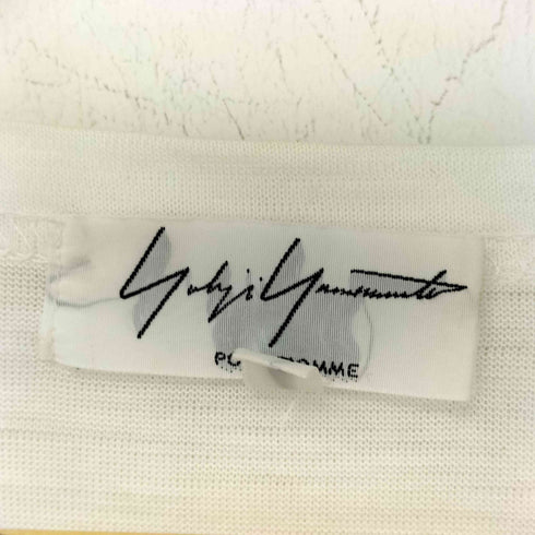 ヨウジヤマモトプールオム Yohji Yamamoto POUR HOMME ラミー100 クルーネック カットソー 半袖 Tシャツ メンズ 4