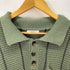 muhet ローゲージ L/S ニット ポロ シャツ メンズ LL