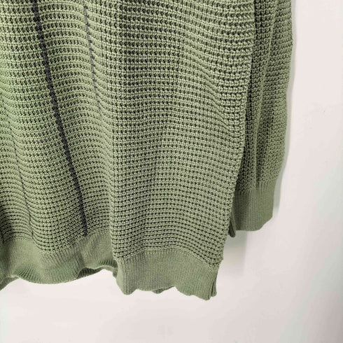 muhet ローゲージ L/S ニット ポロ シャツ メンズ LL
