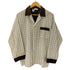 B.V.D. ヘムバイカラー 総柄 チェック 開襟オープンカラー L/S シャツ メンズ import:M