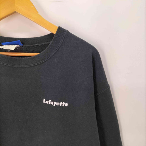ラファイエット Lafayette コラボ ロゴ刺繍 バック キャラクタープリント スウェット トレーナー メンズ JPN:XL