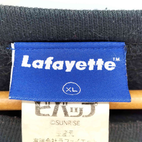ラファイエット Lafayette コラボ ロゴ刺繍 バック キャラクタープリント スウェット トレーナー メンズ JPN:XL