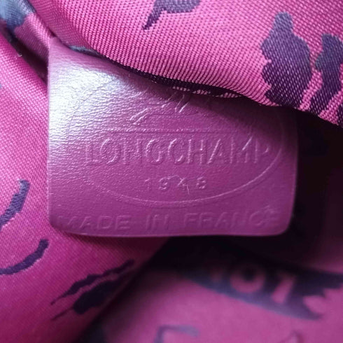 ロンシャン LONGCHAMP パテントレザー エナメル ハンドバッグ レディース