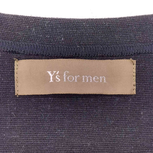ワイズフォーメン Ys for men ヘンリーネック リネン レーヨン カットソー 半袖 Tシャツ メンズ