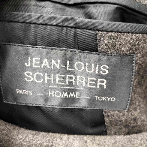 ジャンルイシュレル jean louis scherrer CASHMERE カシミヤ チェスター コート メンズ