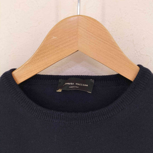 ロベルトコリーナ ROBERTO COLLINA メリノウールクルーネックニット メンズ EUR:48