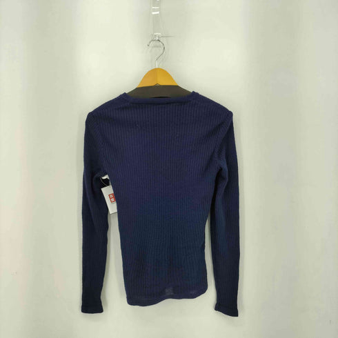 クレージュ courreges 70-80s フランス製 コットン リブニットセーター レディース