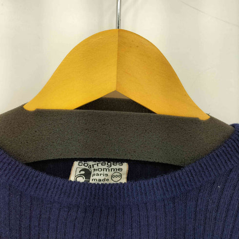 クレージュ courreges 70-80s フランス製 コットン リブニットセーター レディース