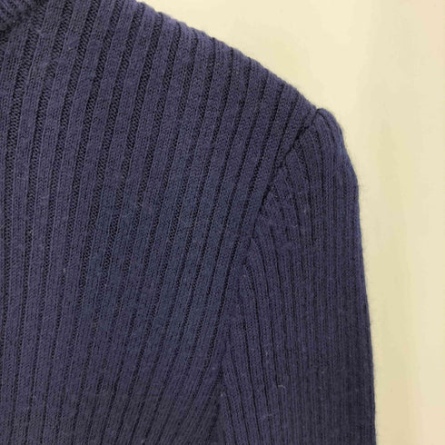 クレージュ courreges 70-80s フランス製 コットン リブニットセーター レディース