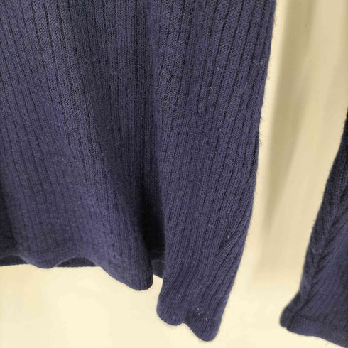 クレージュ courreges 70-80s フランス製 コットン リブニットセーター レディース