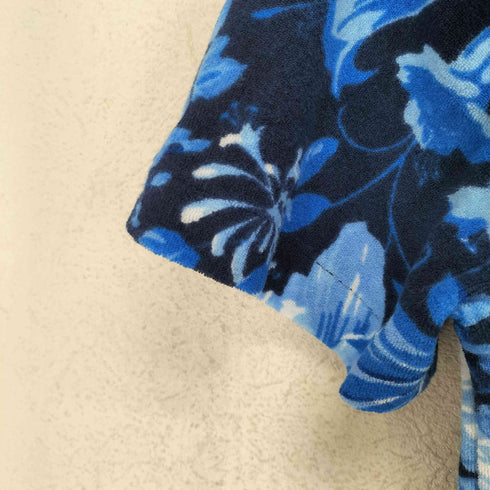 ポロラルフローレン POLO RALPH LAUREN CUSTOM SLIM FIT FLORAL TERRY CAMP SHIRT パイル地花柄キャンプシャツ メンズ import:XS