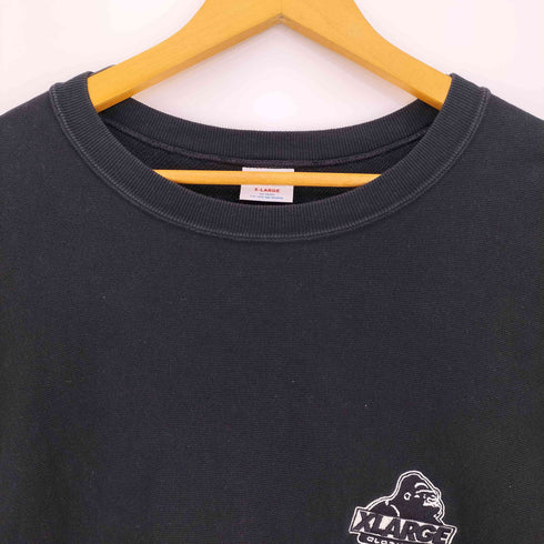 エクストララージ XLARGE REVERSE WEAVE 両面ロゴ刺繍 クルーネックスウェット メンズ import:XL