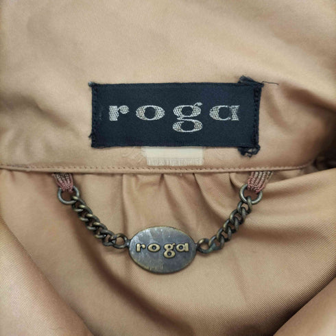 ローガ ROGA スタンドカラーロングコート レディース