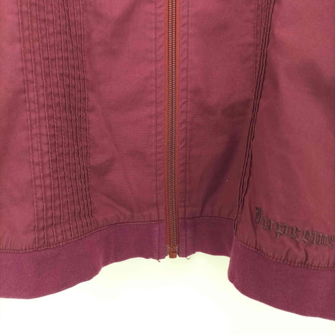 シュプリーム Supreme 18FW Pin Tuck Zip Up Shirt メンズ import:M