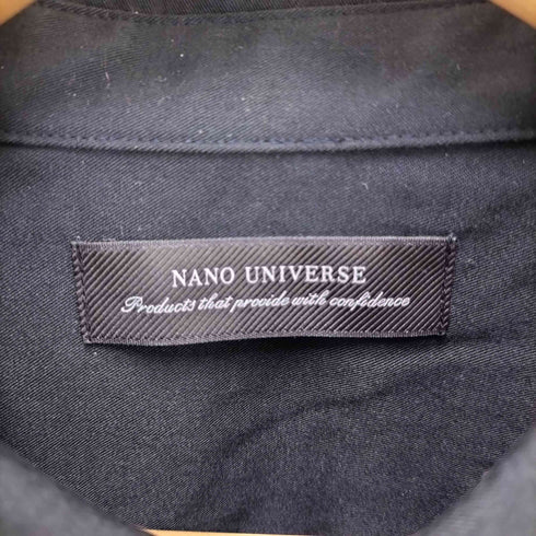 ナノユニバース NANO universe エントリーワイドBIGポケットシャツ メンズ JPN:S