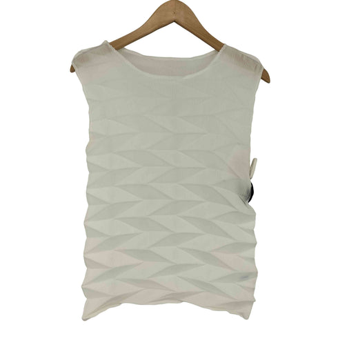 イッセイミヤケミー ISSEY MIYAKE me ノースリーブカットソー レディース