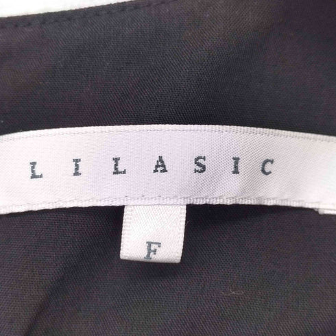 リラシク LILASIC リネン混 ノースリーブワンピース レディース FREE