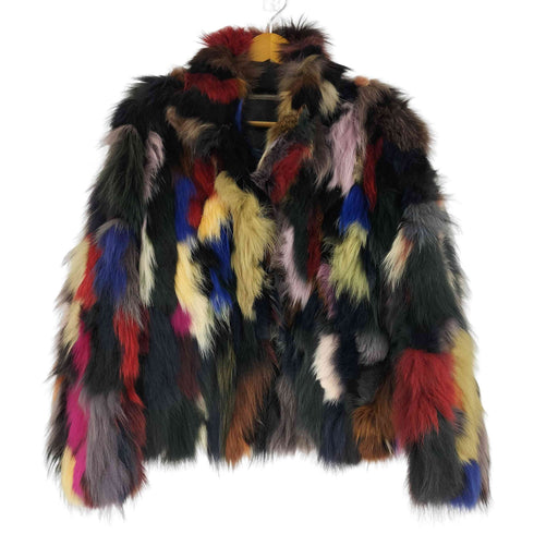 ダブルスタンダードクロージング DOUBLE STANDARD CLOTHING マルチカラー フォックスファージャケット レディース