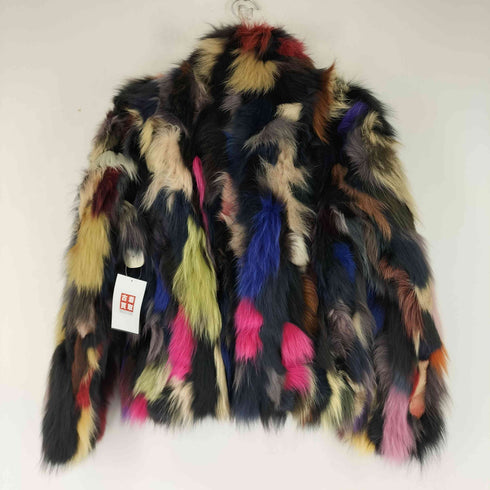 ダブルスタンダードクロージング DOUBLE STANDARD CLOTHING マルチカラー フォックスファージャケット レディース