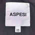 アスペジ ASPESI ノーカラー ジップアップ ナイロンジャケット レディース XS