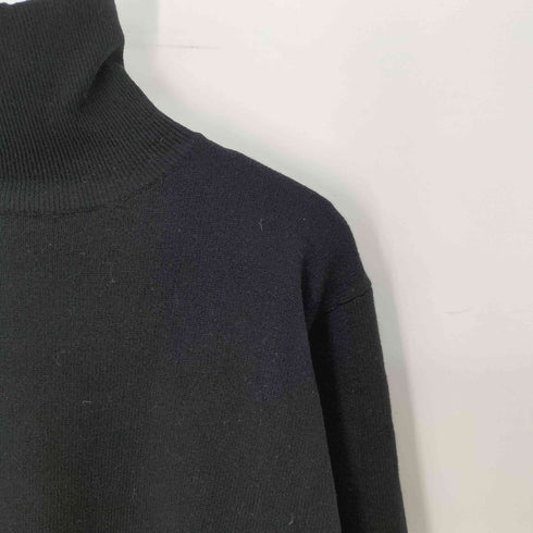 ビームス BEAMS SUPERFINE LAMBS WOOL タートルネック ウール ボックス ニット セーター メンズ