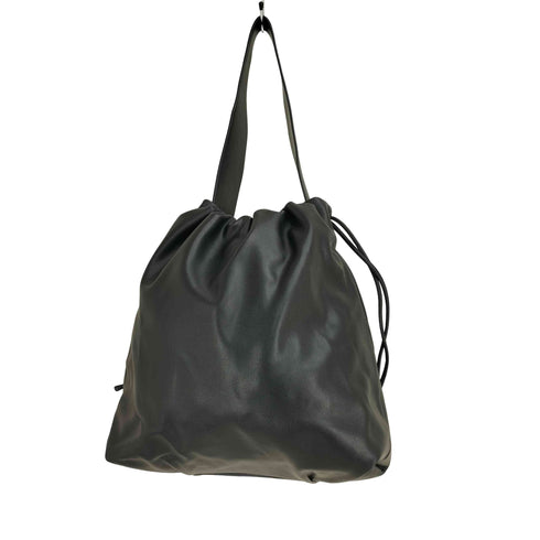 アダムエロペ Adam et Rope レザー ギャザーワンショルダーバッグ レディース