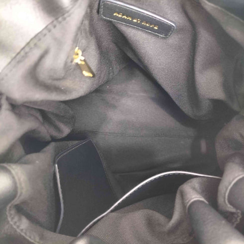 アダムエロペ Adam et Rope レザー ギャザーワンショルダーバッグ レディース