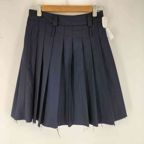 LONSLAN カットオフデザイン プリーツスカート レディース JPN:M