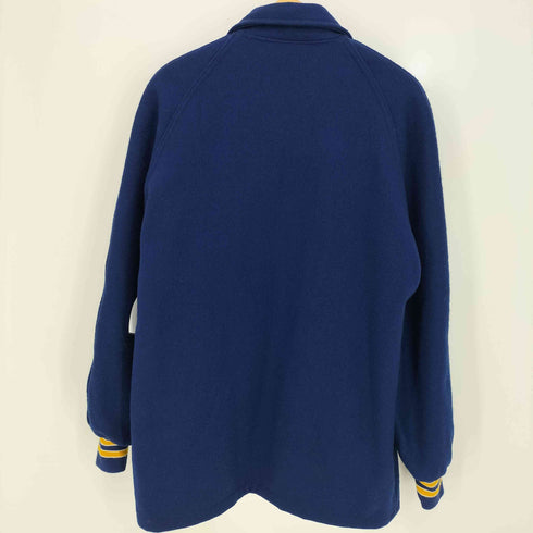 HOWE 90s USA製 ワッペン刺繍 メルトン ウール スタジャン メンズ US:38